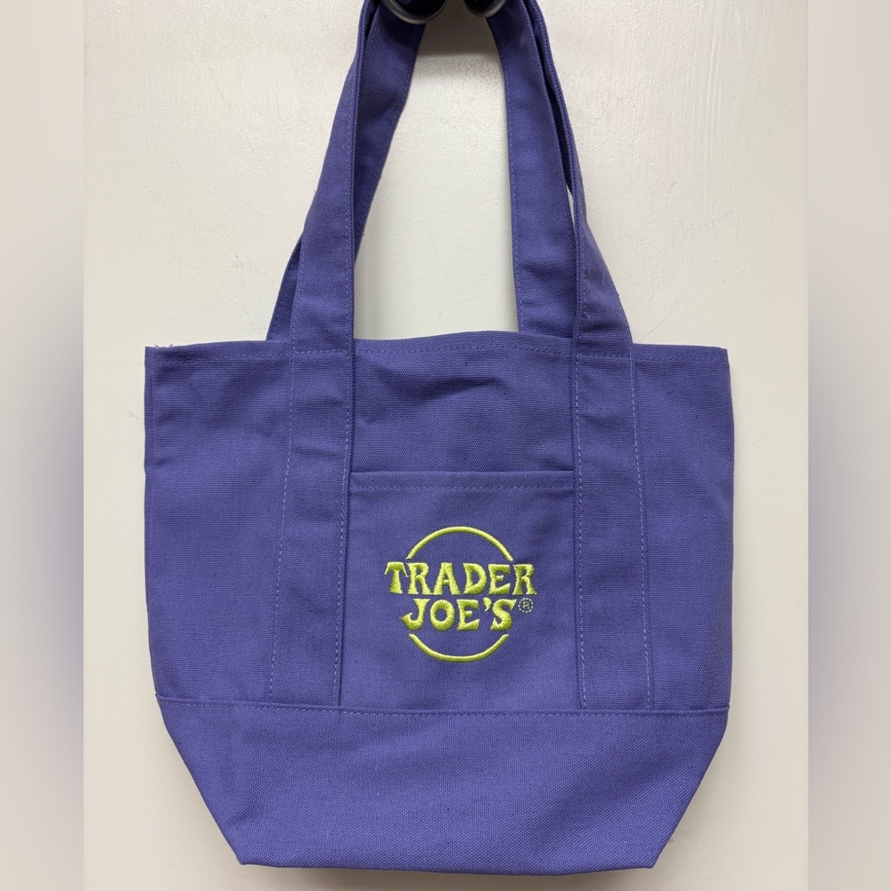 Trader Joe's Purple Tote Bag